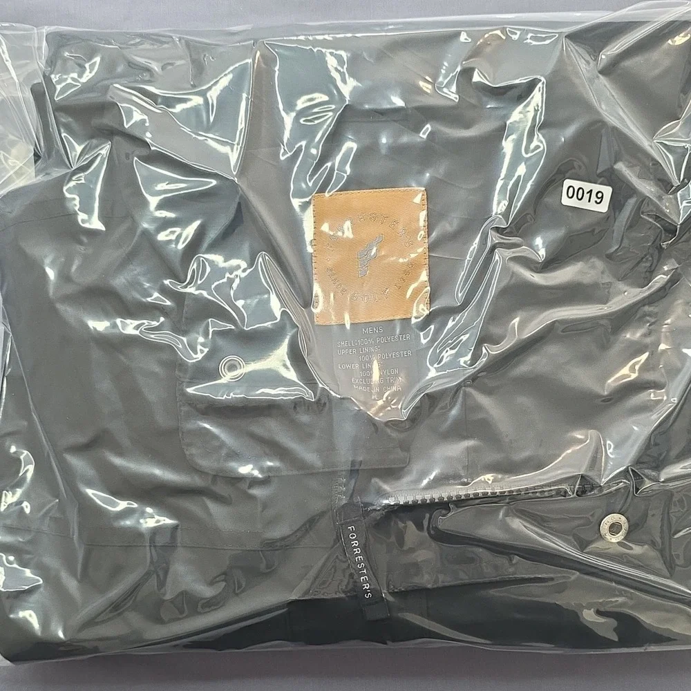 Forrester's Golf GORE-TEX Windproof Lightweight Black Men's Jacket Size L